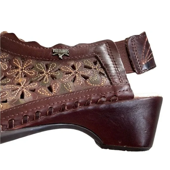 PIKOLINOS Leather Sling Back Low Heels Women’s Size 5.5-6 EUC - Picture 4 of 7